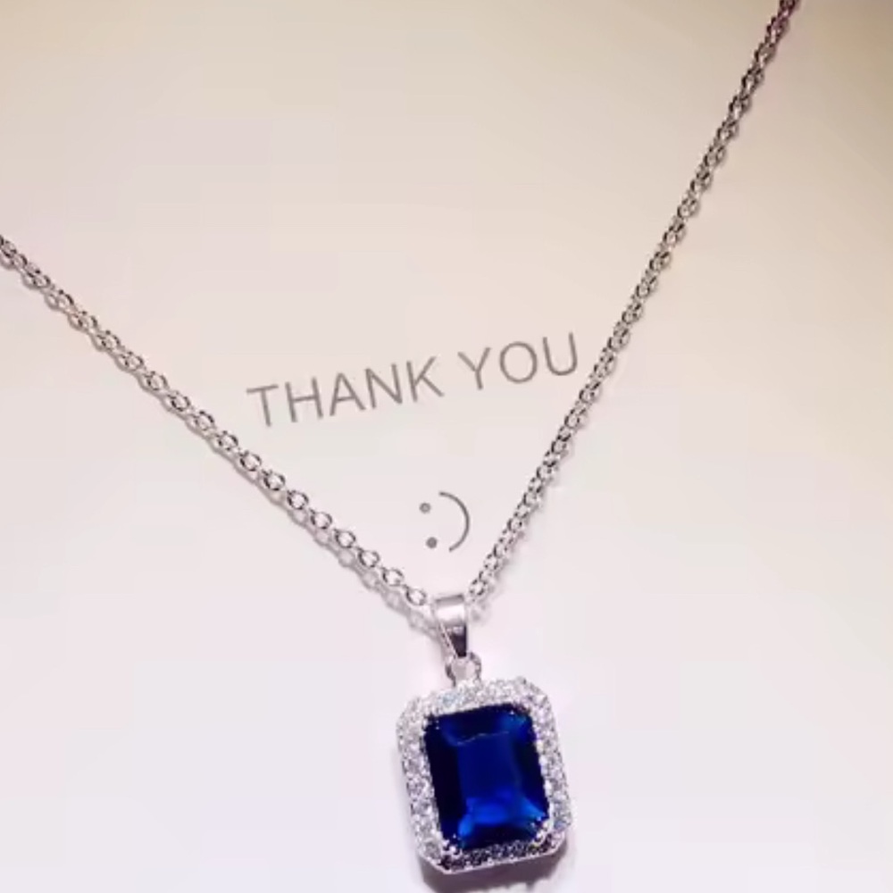 Elegant 925 Sterling Silver Necklace – Rhodium-Plated Shine & Timeless Charm